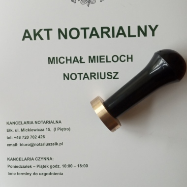 Kancelaria Notarialna Michał Mieloch - Notariusz