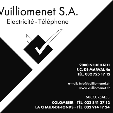 Vuilliomenet Electricité SA