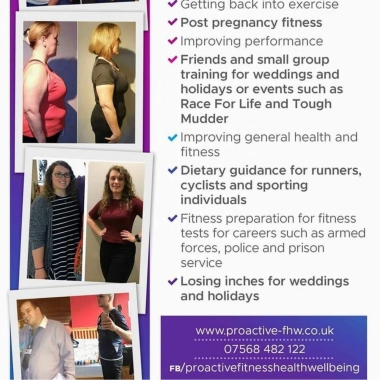 Proactive fitness health and wellbeing