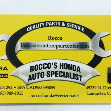 ROCCO'S HONDA & ACURA SPECIALISTS