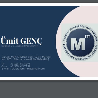 Ümit GENÇ - Serbest Muhasebeci Mali Müşavir