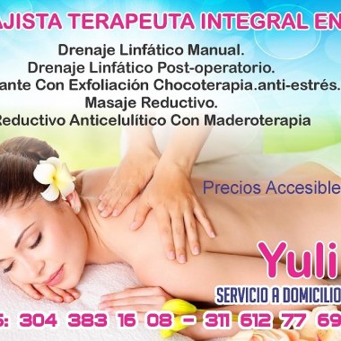 Masajista terapeuta integral