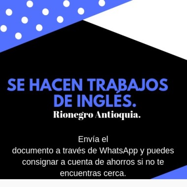 Traducción de textos inglés/español