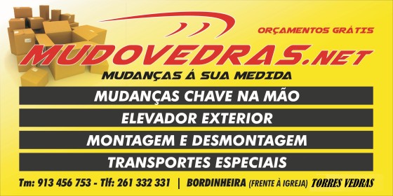 Mudovedras-Transportes e Mudanças Unipessoal Lda
