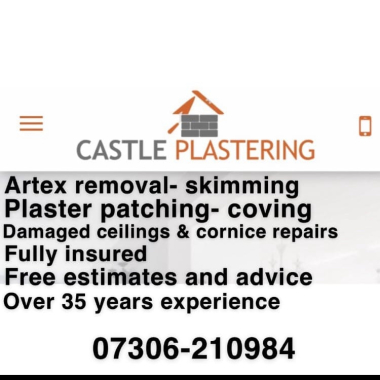 Castle plastering