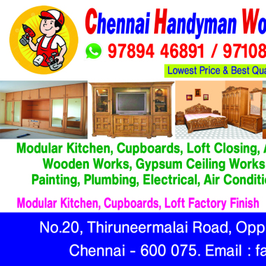 Chennai handyman wood works