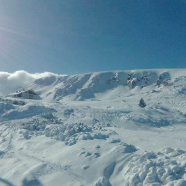 Kite2go ready for snow snowkite school
