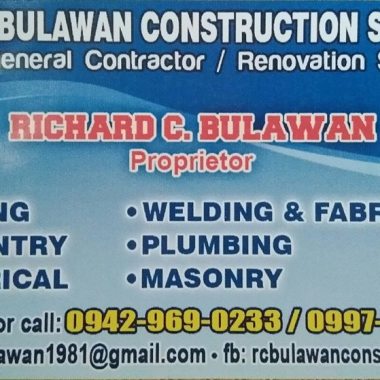 RCBULAWAN Construction Services
