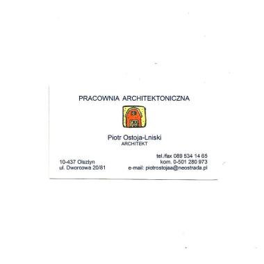 Piotr Ostoja-Lniski Projektowanie Architektoniczne