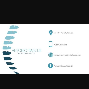 Antonio Bascur Masoterapeuta