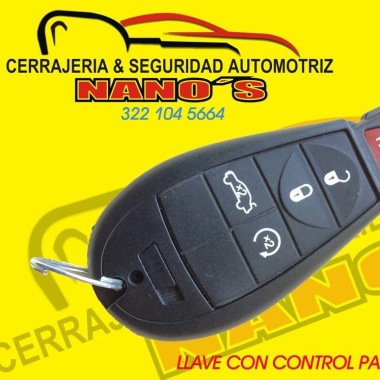 Cerrajeria y seguridad automotriz nanos