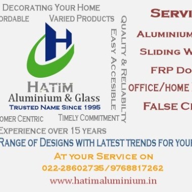 Hatim Aluminium and glass