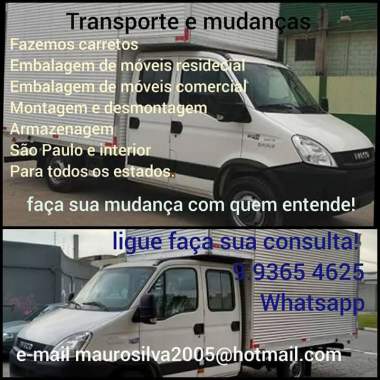 Fazemos mudança resistêncial comercial