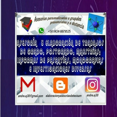Elaboración y asesorías de tesis A.M