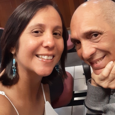Psicóloga Fabiana Roberta e Psicólogo Evanil Júnior
