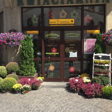 Fantazja. Kwiaciarnia. Dekoracja sal i kościołów