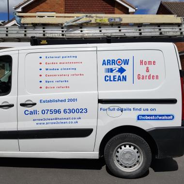 Arrow 2 Clean, cleaning and garden maintainance 