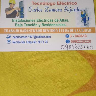 Proyectos electricos zamora