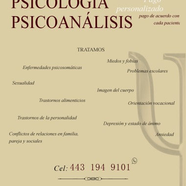 Psicología - Psicoanálisis Morelia