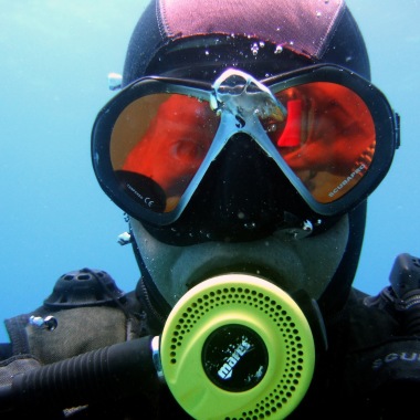 Instructor de buceo en tijuana
