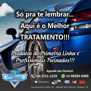 Auto brilho lava rápido