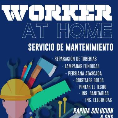Worker at home