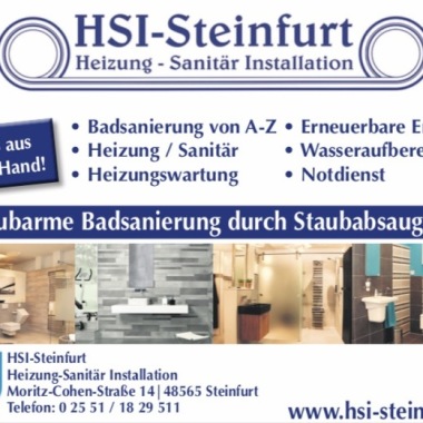 HSI - Steinfurt Heizung-Sanitär Installation