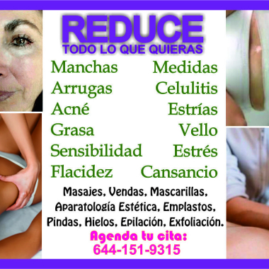 Faciales y Corporales Reduce Obregón
