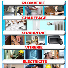 Services Dépannage:Serrurerie,Electricité,Plomberie,Chauffage et Vitrerie Paris