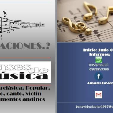 CLASES DE MUSICA PARA NIÑOS JOVENES Y ADULTOS