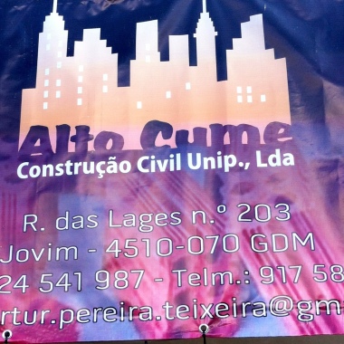Alto Cume Construção Civil Unipessoal Lda.