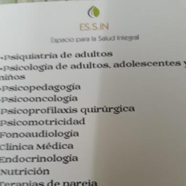 Essin Espacio de Salud Integral