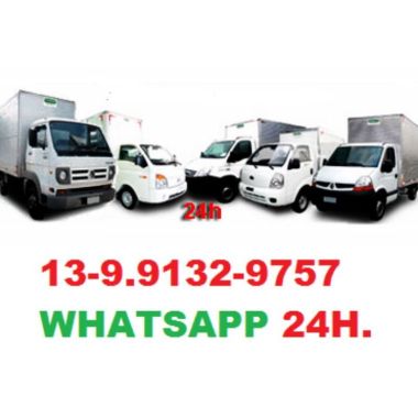 13 97404 0740 zap Caminhão Mudança frete carreto em Santos Praia Grande Cubatão Mongagua Itanhaem Peruibe Guaruja São Vicente para todo Brasil