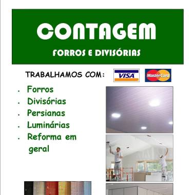 Contagem Forros e Divisórias