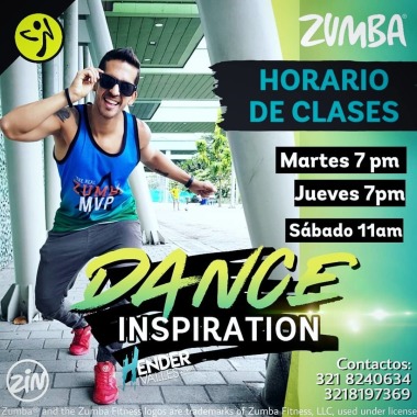 Clases de Zumba con Hender Valles