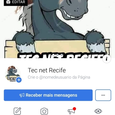 Página no Facebook com alcance de 218mil