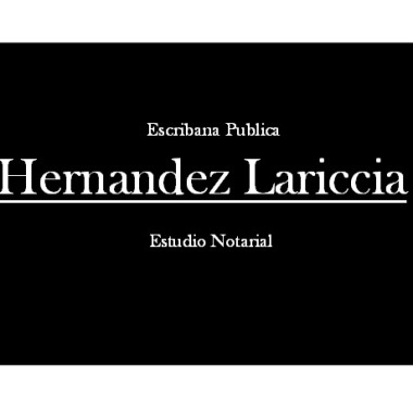 ESTUDIO JURIDICO NOTARIAL HERNANDEZ LARICCIA