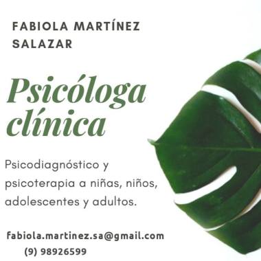 Psicóloga Fabiola Martínez