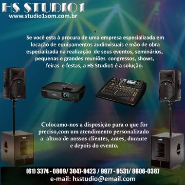 HS Studio1 Sonorização