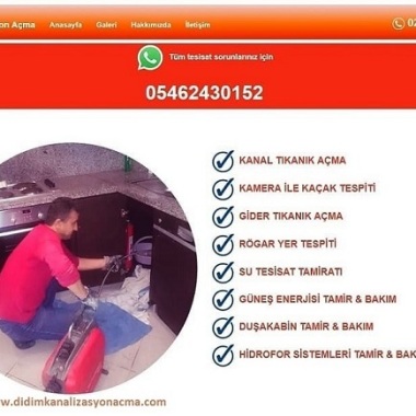 Didim kanalizasyon açma
