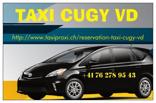 Autos GR&A - Taxi Cugy VD