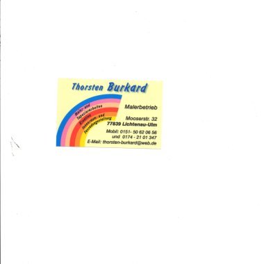 Haus- und Gartenservice mit Malerbetrieb Burkard