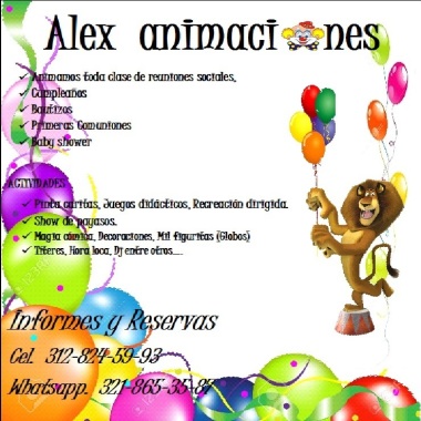 Alex animaciones eventos y recreacion