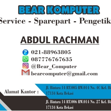 BEAR COMPUTER (Abdul Rachman)
