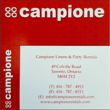 Campione Linens and Party Rentals