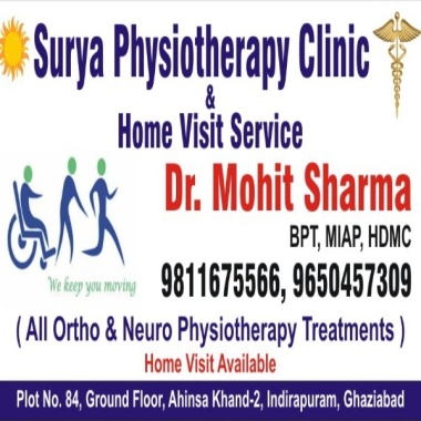 Surya Physiotherapy Clinic & Home Visit Service, Indirapuram, Ghaziabad.