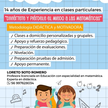 Clases particulares de matemática