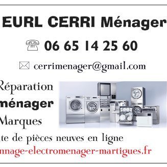 CERRI Ménager Dépannage Electroménager Martigues