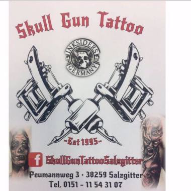 Skull Gun Tattoo Salzgitter