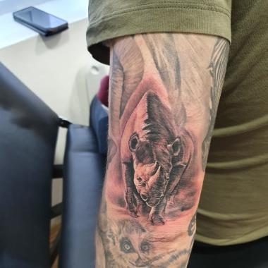 Lou Bridgeman at forever ink